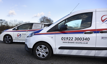 Dynamic Security Services of Walsall on a mobile patrol